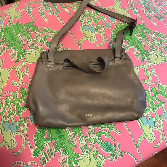 Fossil Willow Crossbody purse in gray - Picture 3 of 8